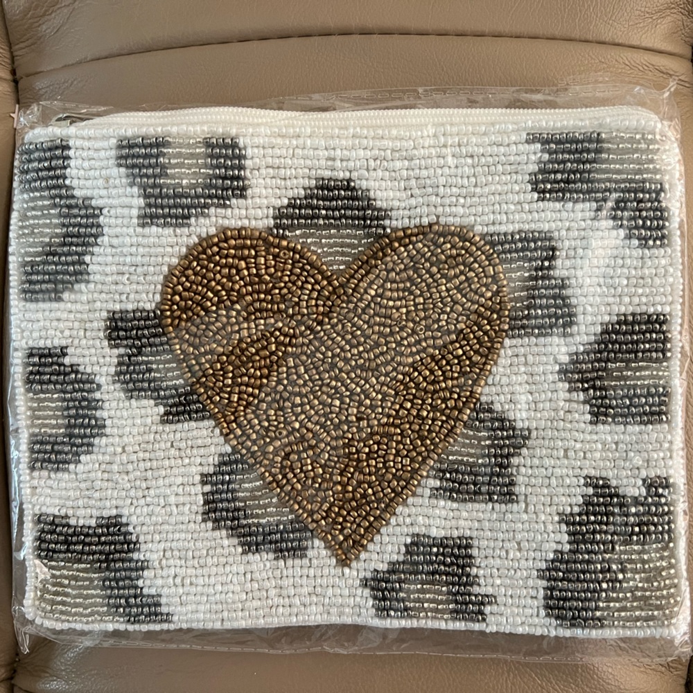 Francesca’s zip up beaded bag